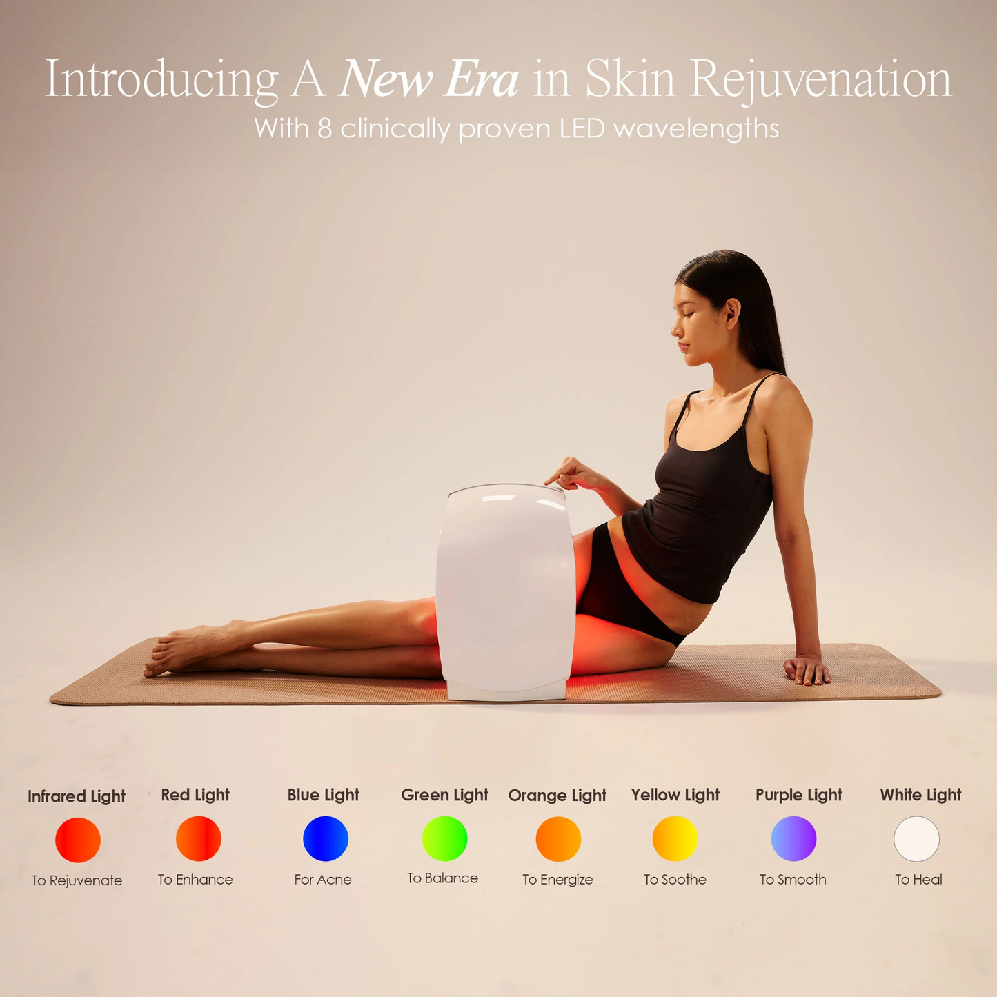 Lumalux Dome | Face & Body LED Red Light Therapy Device