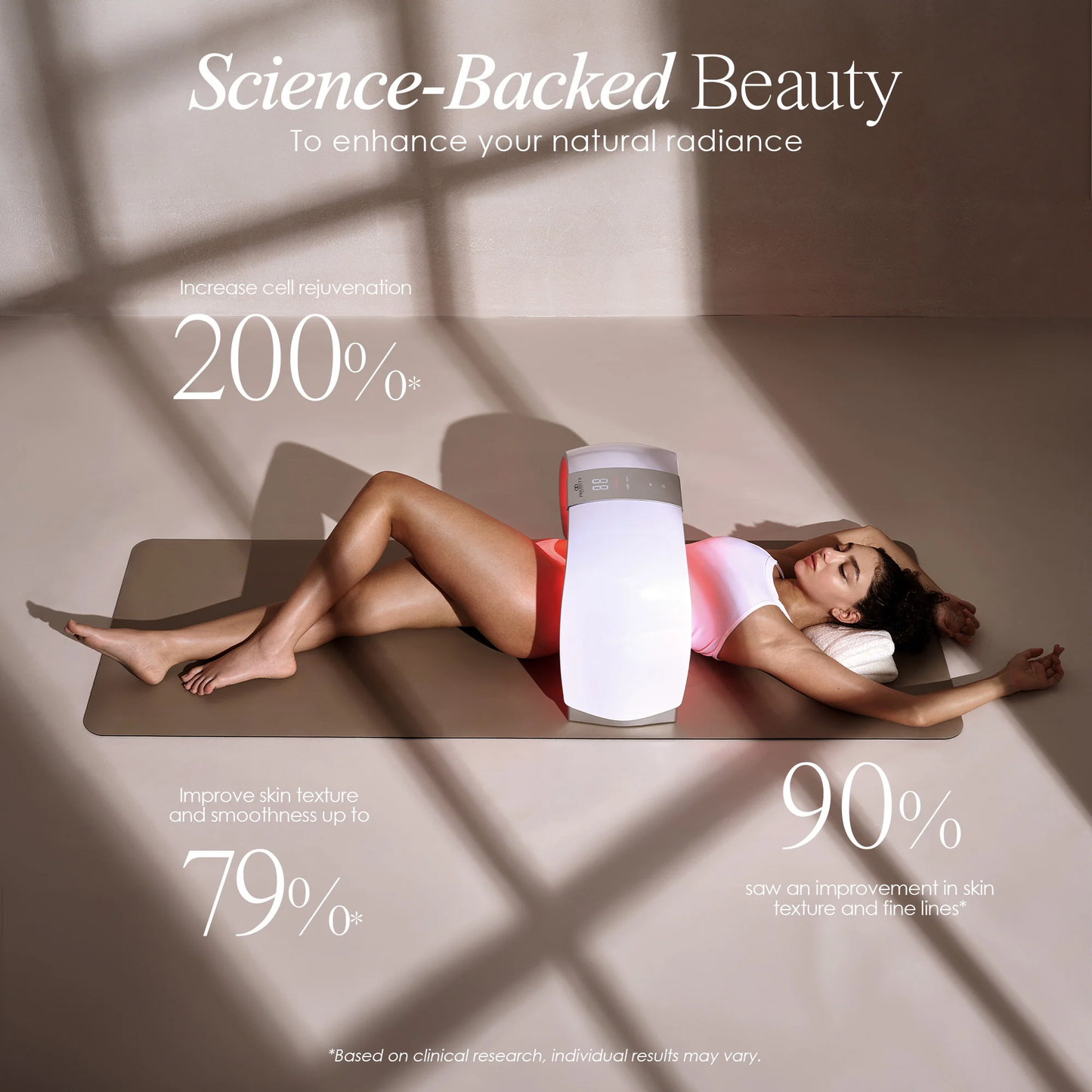 Lumalux Dome | Face & Body LED Red Light Therapy Device